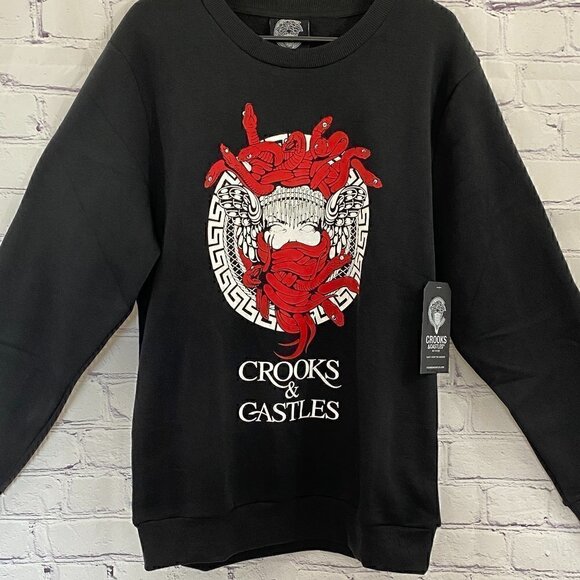 NWT Crooks & Castles Medusa Sweatshirt - Picture 2 of 10